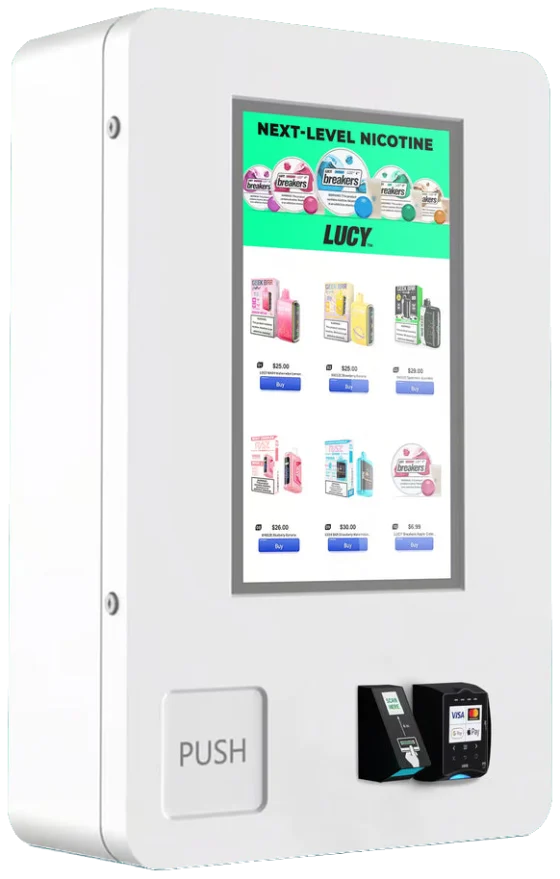 Mini Wall vape vending machine.